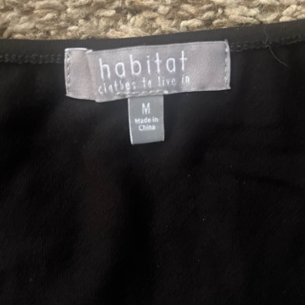 Habitat Medium Black Tank MIDI Dress - Picture 2 of 6
